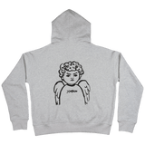 Angel double zip hoodie